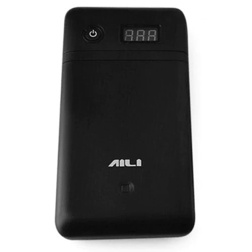 Зарядка Power Bank до ноутбуку, монітору, міні ПК корпус 21В 6х18650 AiLi чорна - фото 1 - id-p74678260