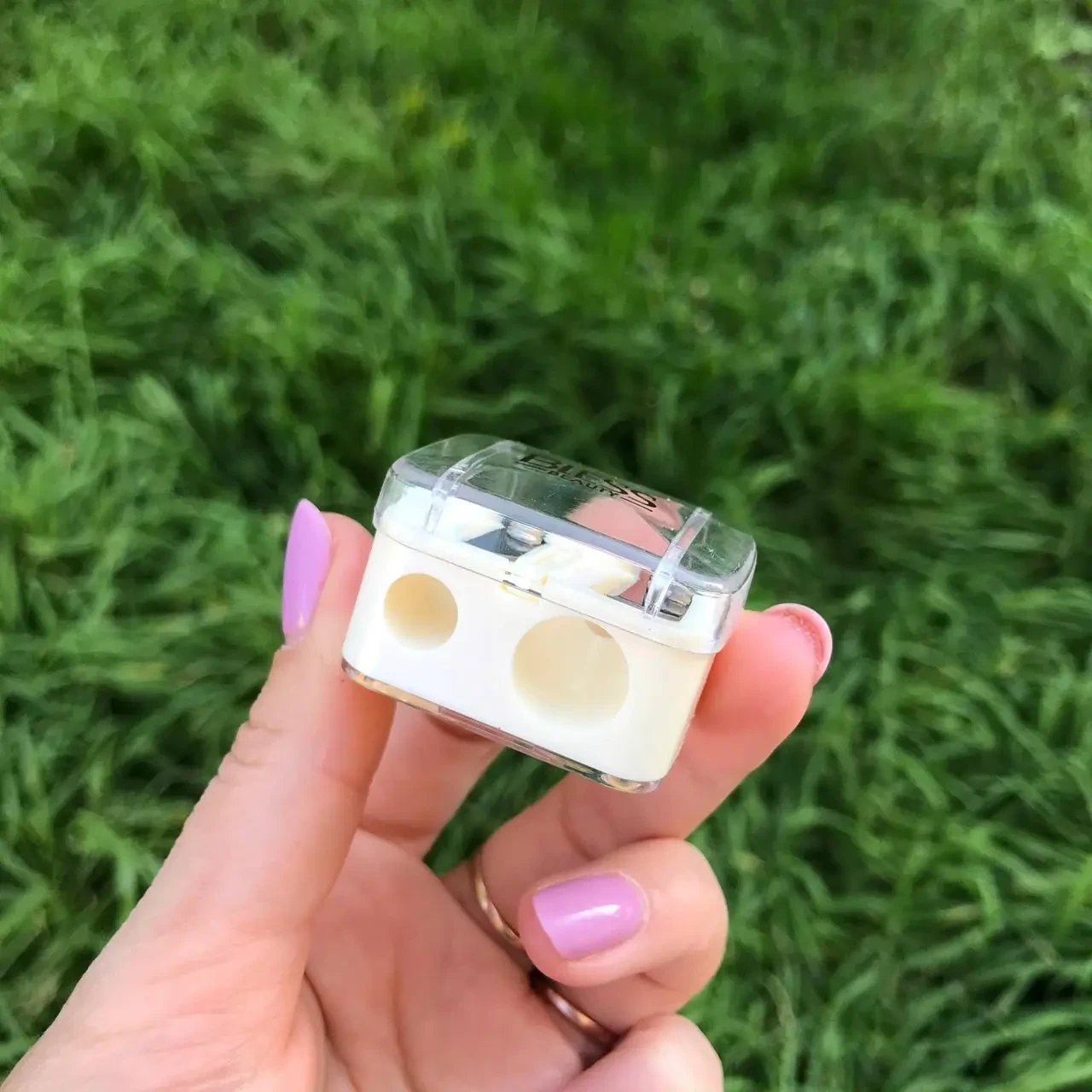 Косметична точила для олівців Bless Beauty, бежева, фото 1