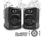 Колонки для комп'ютера та ноутбука акустика Kisonli T010 Чорний, фото 3