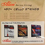 Струни для віолончелі Alice A804 (комплект), фото 2