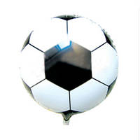Шар фольгированный мини фигура "Футбольний м'яч", 22 см
