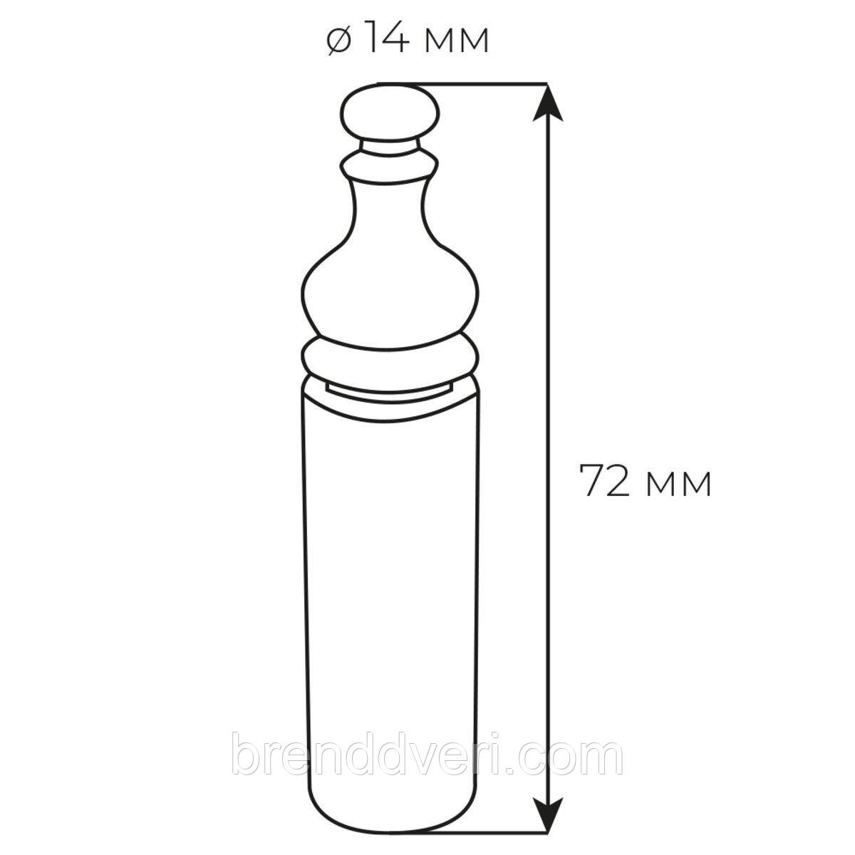 Ковпачок Comit хром верхівка фігурна (новий) D14, фото 1