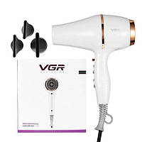 Профессиональный фен для сушки и укладки волос VGR V-414 2200 Вт, Gp, Хорошее качество, мини фен, фен мини,