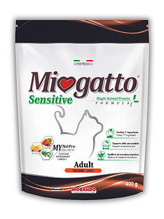 Сухий корм для котів Morando Miogatto Sensitive Monoprotein індичка 400 g