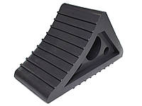 Упор под колесо. Башмак противооткатный для легкового автомобиля (резина) 16х11х13 см