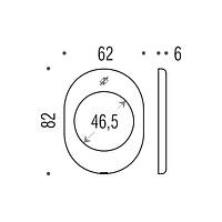 Накладка Blindate PB01 мат нікель