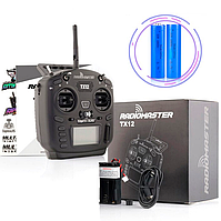 FPV пульт для дронів RadioMaster TX12 MKII ELRS M2 з акумулятором