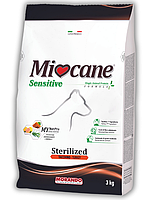 Сухой корм для стерилизованных собак всех пород Morando Miocane Sensitive Monoprotein Sterilized индейка 3 kg