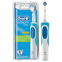 Електрична зубна щітка Oral-B Vitality Cross Action D100.413.1 + 8 насадок + видавлювач для зубної пасти