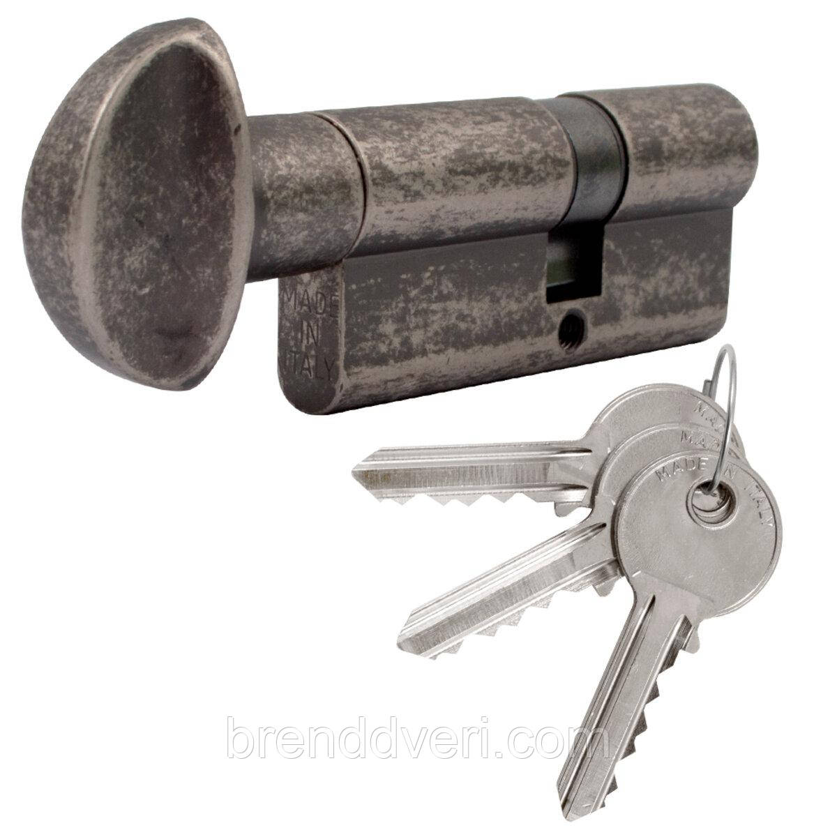 Циліндр Cortellezzi Primo 117F 40x30 ключ/поворот. ант залізо, фото 1