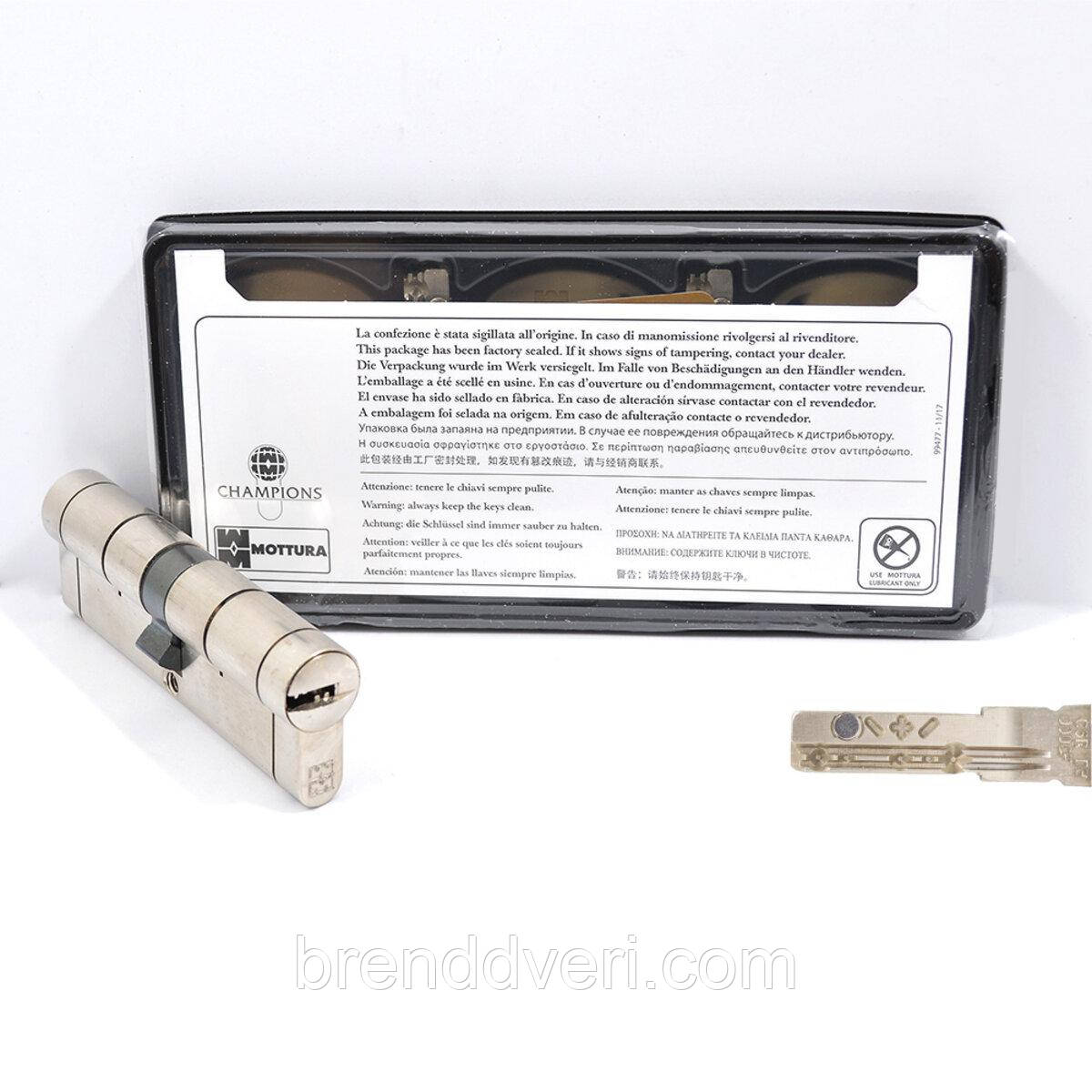 Mottura Art. C39D515101 Циліндр 46*46 кл мат нікель 5кл, фото 1