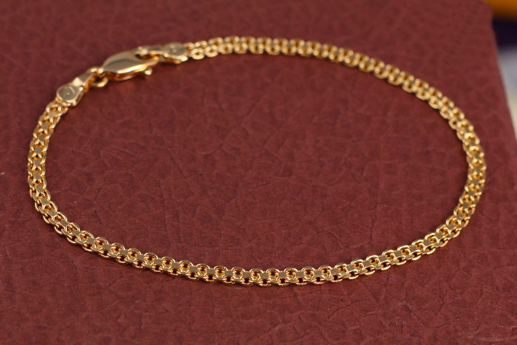 Браслет Xuping Jewelry бісмарк 19 см 3 мм золотистий