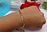 Браслет Xuping Jewelry ромб з огранюванням 17 см 6 мм золотистий, фото 2