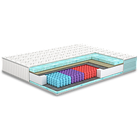 Ортопедичний матрац Матролюкс Трендс 140х200 см двоспальний пружинний Pocket-Spring 5 Zone