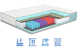 Ортопедичний матрац Матролюкс Трендс 140х200 см двоспальний пружинний Pocket-Spring 5 Zone, фото 4