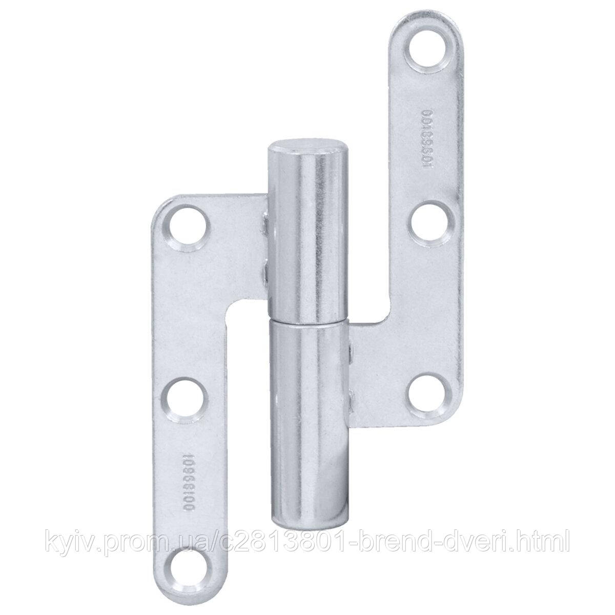 AGB Art. E100821415 завіса накладна франц. регульована ліва оцинкована R30, фото 1