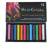 Мел для волос 12 цветов (краска мел Hair chalk)