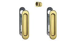 AGB Art. B019270002 KIT F1 Комплект ручок на розсувнi двері + ручка д / витяг дверей бронза