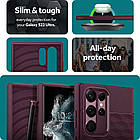 Чохол Caseology Parallax Burgundy для Samsung Galaxy S22 Ultra SM-S908 ACS03941, фото 7