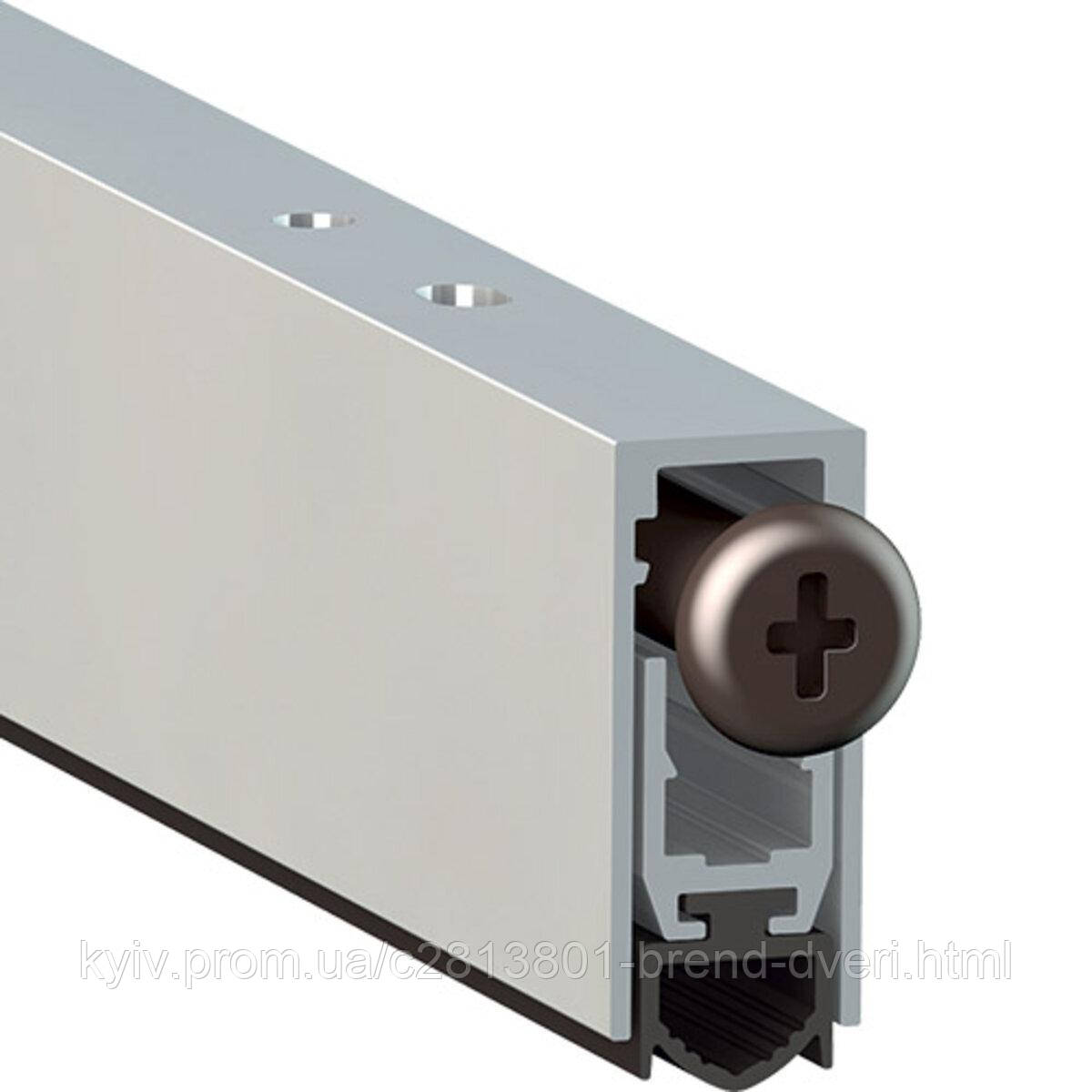 420 Порог алюм з резин вставкою (противопожежний) 63-43 см, фото 1