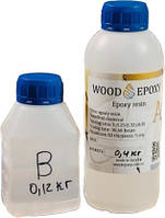 Епоксидна смола 0,52 кг для об'ємної заливки слейбів 50 мм.