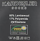 Чоловічі термошкарпетки теплі високі Kardesler шкарпетки для чоловіка вовняні з махрою розмір 42-46. 6 пари\уп. KS., фото 2