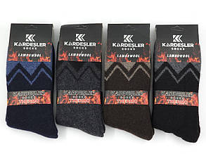 Чоловічі термошкарпетки теплі високі Kardesler шкарпетки шерстяні з махрою. розмір 42-46 6 пари\уп KS