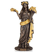 Статуетка Veronese Деметра богиня родючості з рогом достатку 30 см 75859 фігурка вербенезе