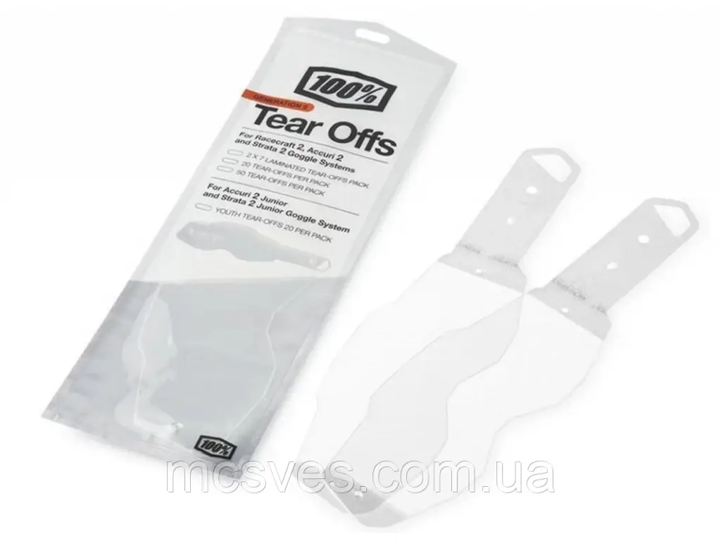 Срывки 100% Tear-Offs Gen 2 - 2x7 pack Laminated