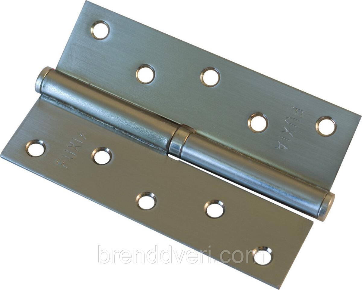 Завiса 125 * 2,5 (1 підшип, сталь) мат.нікель ліва Fuxia, фото 1