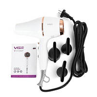 Профессиональный фен для сушки и укладки волос VGR V-414 2200 Вт, Gp1, Хорошее качество, мини фен, фен мини,