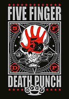 Five Finger Death Punch американская грув-метал-группа плакат