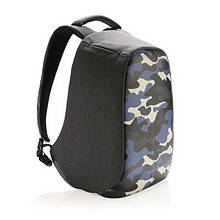 Рюкзак антивор міський XD Design Bobby Compact 14" Camouflage Blue (P705.655)