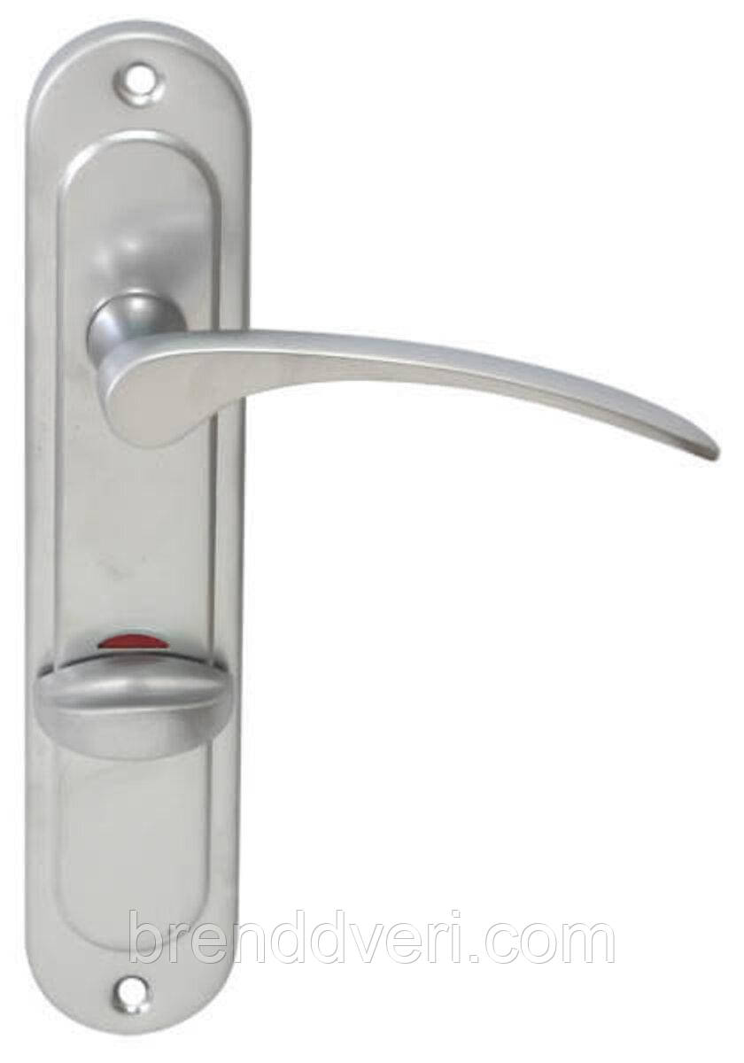 Ручка на планці 119/009 (200 * 40mm) 72mm мат.хром вж, фото 1