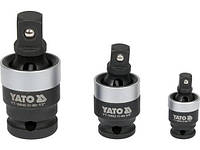 Набір карданних ударних подовжувачів YATO 1/4" 3/8" 1/2"