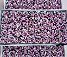 Блідо-махагонова мильна троянда (Корея) для створення розкішних нев'янучих букетів і композицій з мила