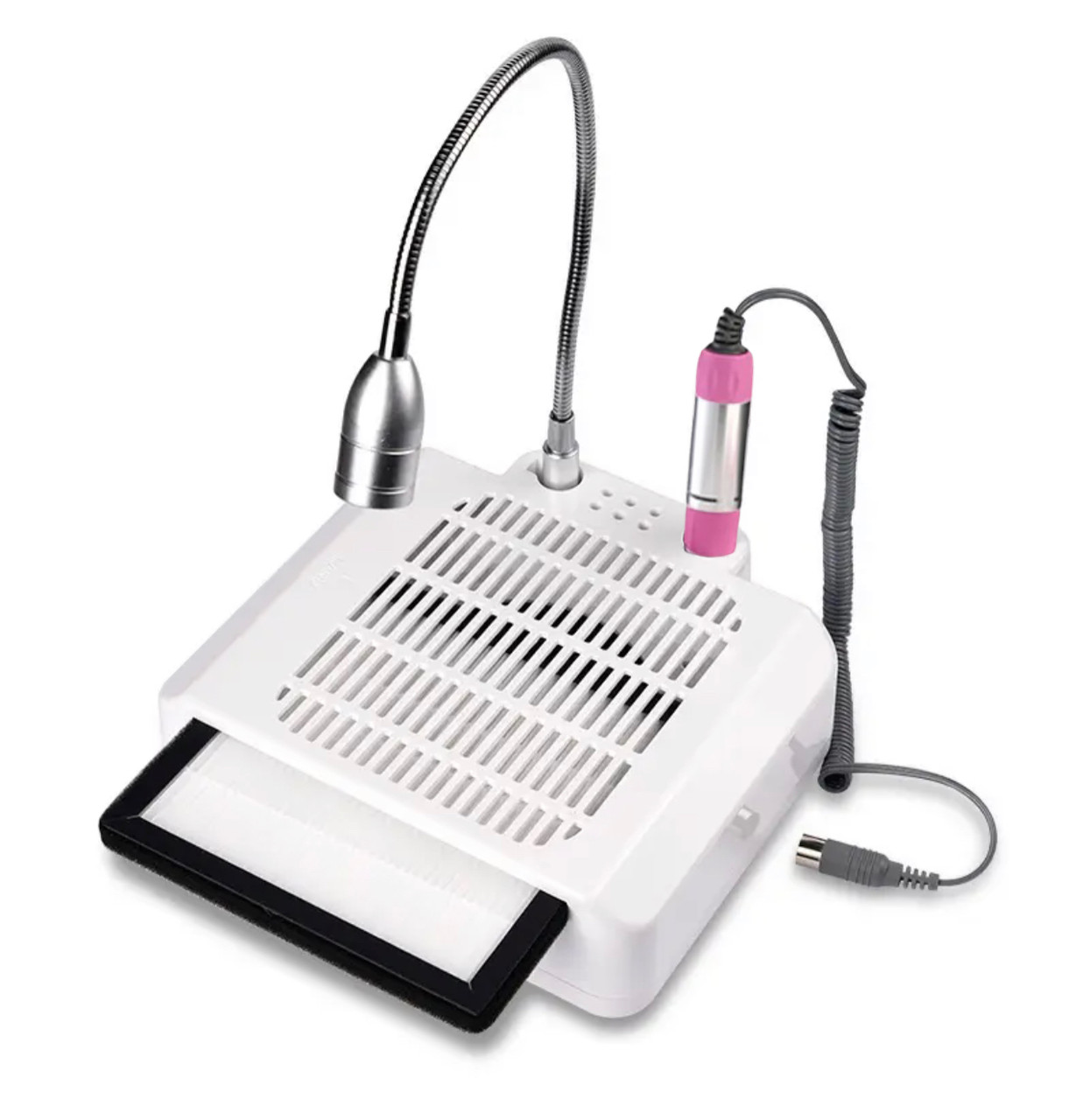 YDJ-620 - Фрезер+ Витяжка+ Підсвічування LED для манікюру та педикюру 3 в 1 на 45 000 об.хв. 140 Вт.