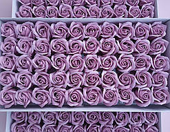 Блідо-махагонова мильна троянда (Корея) для створення розкішних нев'янучих букетів і композицій з мила