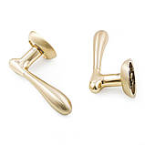 RDA Ручка Imola R ф/з підлогу латунь/мат латунь, фото 2