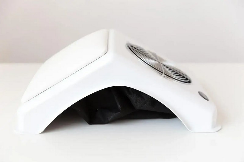 Витяжка для манікюру настільна Air Max N3 M150 60 Вт Білий корпус, Біла подушка, фото 1