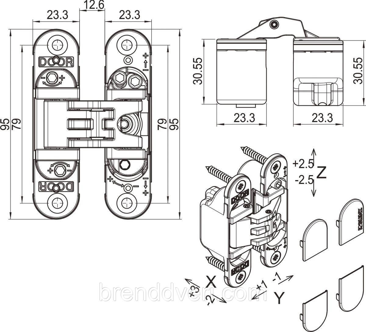 Завіса Koblenz Kubica Art.K6200 13OR золото (універсальна), фото 1