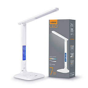Лампа настільна LED Videx VL-TF05W 7W 3000-5500K white, фото 1