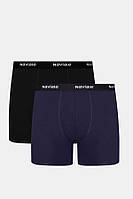 Чоловічі труси шорти MU232-01 (2 шт.) black/blue