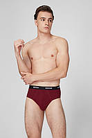 Чоловічі труси сліпи MU202-01 (2 шт.) burgundy/gray melange