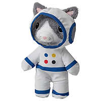 Плюшевая игрушка кот космонавт AFTONSPARV IKEA 605.515.36