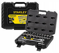 Торцевые Головки 1/2" ( 8 -32 мм ) Набор 24 шт STANLEY (STMT82830-1)