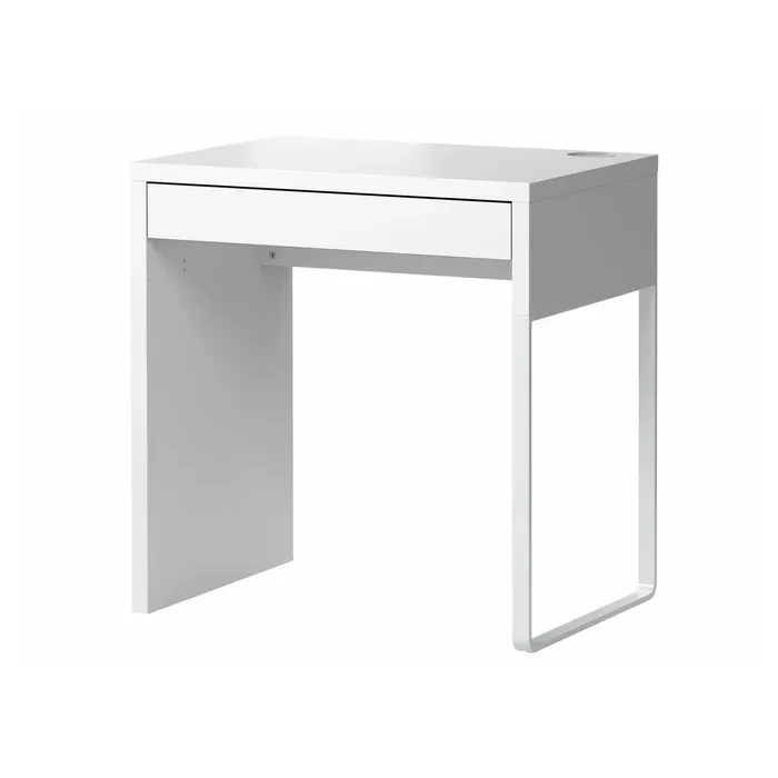 Стіл Ikea Micke регульовані ніжки письмовий стіл для комп'ютера столик маленький стіл білий 73х50х75 см