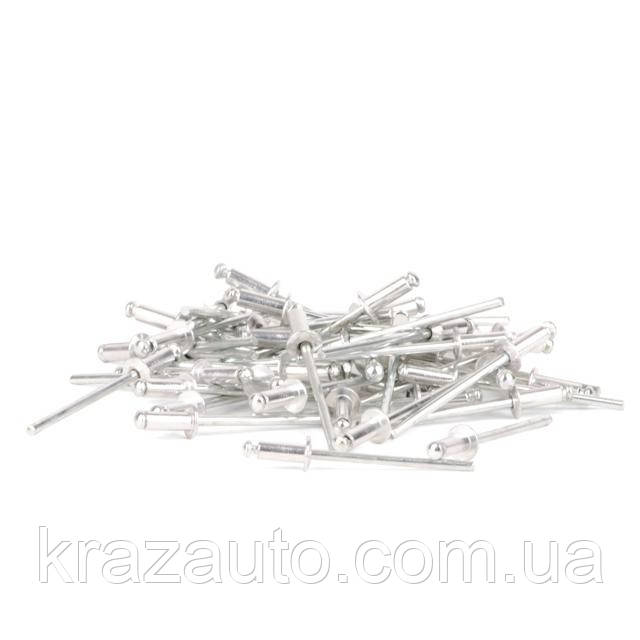 Заклепка алюмінієва 4,8x8,0 мм, пачка 50 шт INTERTOOL RT-4808
