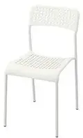 Стілець Ikea Adde обідній стілець меблі для кухні легкий стілець для дому міцний стілець білий 39х47х77 см