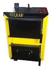 Котел Vulkan Classic 10 кВт (4 мм) твердопаливний, утеплений, фото 3